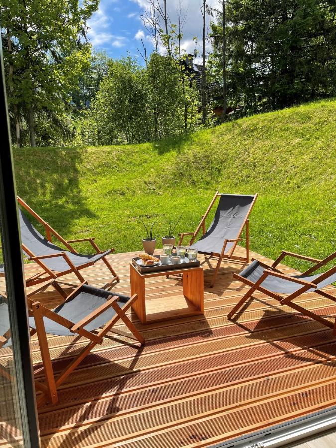 Apartament Zakopane Willa Hrube Parter Z Tarasem I Kominkiem Εξωτερικό φωτογραφία